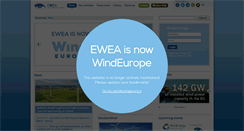Desktop Screenshot of ewea.org